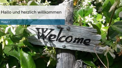 In diesem Modul erfahren Ihre Lehrenden, was sie in diesem Kurs lernen können, wer ihre Dozentin ist und wie sie am meisten von diesem Kurs profitieren.