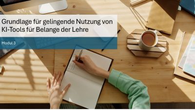 Die Qualität von KI-Outputs hängt von den spezifischen Voraussetzungen Ihrer Lehr-Lern-Situation und den definierten Lernzielen ab. In diesem Modul klären Sie die Voraussetzungen und formulieren sinnvolle Lernziele.