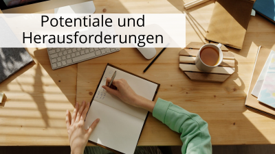 Lehrformate im hybriden oder sogenannten blended synchronous Format haben zweifelsohne Potential. Gleichzeitig sind sie jedoch im Vergleich mit anderen Lehrformaten extrem herausfordernd. Welches Potential und welche Schwierigkeiten sie bieten, lernen Sie in diesem Modul.